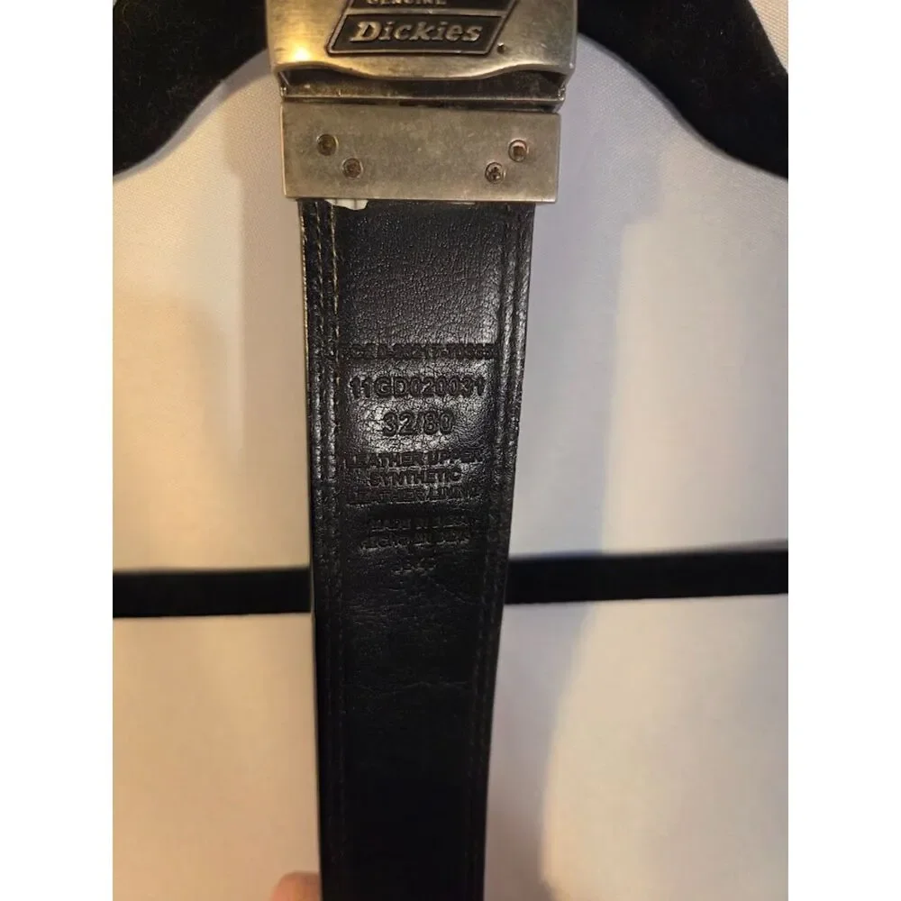 Dickies Genuine Leather Reversible Belt – Brown & Black – Men’s Size 32/80